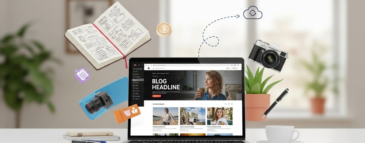 ブログ作成代行サービストップバナー