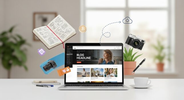 ブログ作成代行サービストップバナー